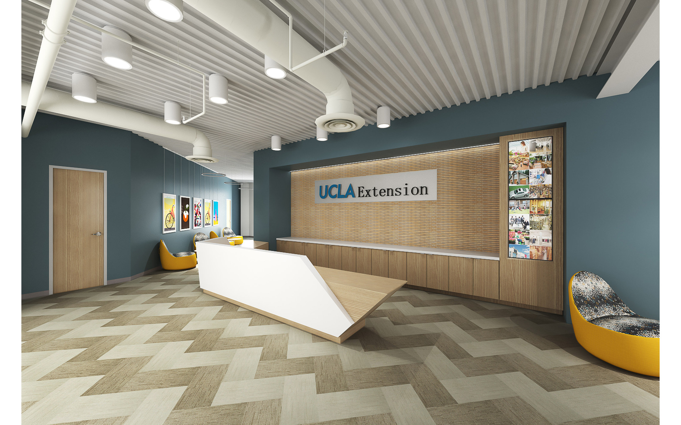 The new state-of-the-art UCLA Extension Woodland Hills location. (PRNewsfoto/UCLA Extension)